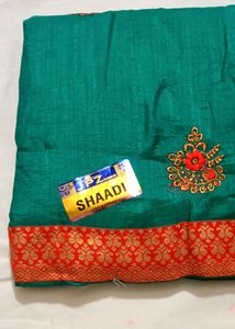 Festival Saree 🥻 .with Blouse Pice