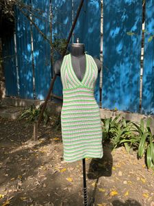 Handmade Crochet Mini Dress