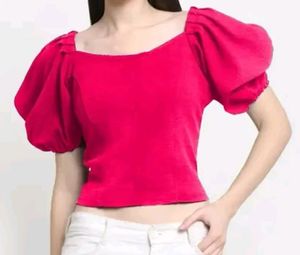 Athena Sweetheart Neck Puff Sleeve Top