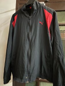 Puma Black & Red Track Jacket