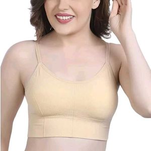 Beige Crop Top Bralette
