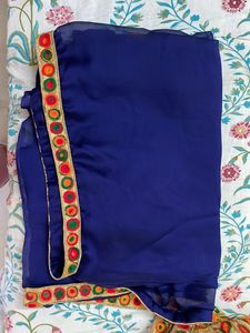 / Last Chance To Buy ! Navy Blue Saree
