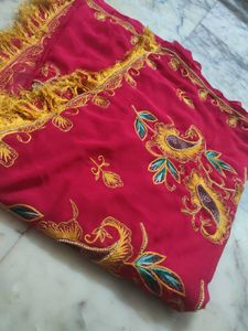 Pink Saree