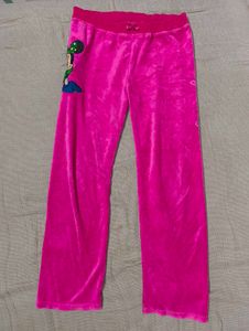 Pink Velour Pants (Mickey mouse)
