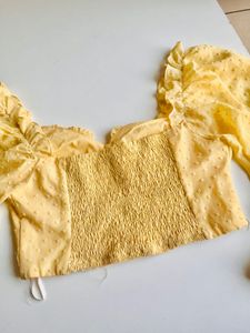 Yellow Crop Top
