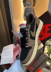 Travis Scott X Air Jordan 1 Low Sneaker Mocha fixe