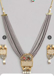Beaded Necklace &amp; Earring Set