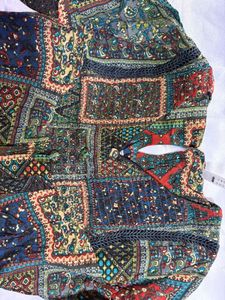 Patchwork Print Tunic