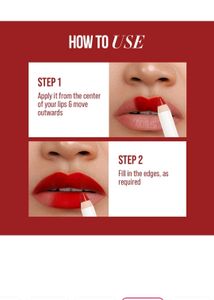 Myglamm Lit Matte Lip Color :- Cherry Tap