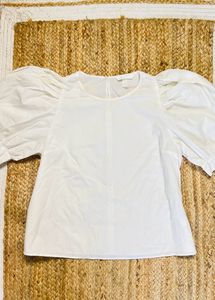 H&amp;M Brand New Puff Sleeves Top For Summer🤍