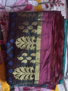Elegant Silk Blend Saree