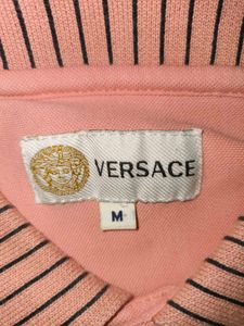 Versace Pink Medusa Polo Shirt