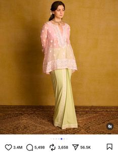 Alia Bhatt Inspired Heavy Sharara Pure Zari Work
