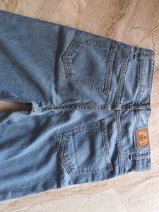 Denim Straight Pants