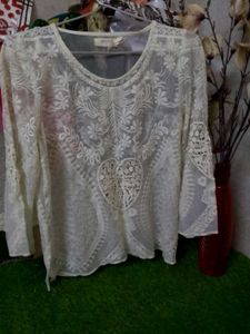 Lace Embroidered Top