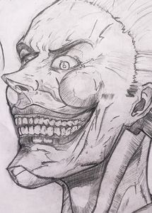 Pencil Sketch Art Of Joker 100% Hand Made