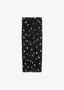 ZARA MIDI Skirt Polka Dot