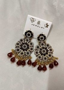 Elegant Floral Drop Earrings