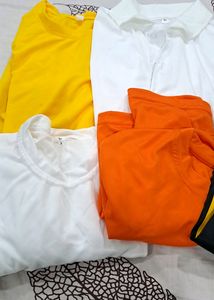 4 Sports T Shirts and 1 Pant