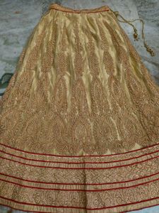 Golden Lhenga Skirt