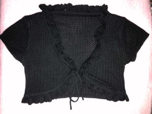 Black Knit Top