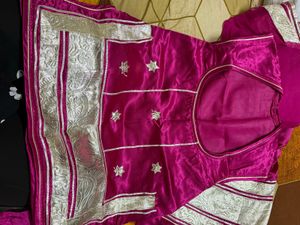 RAJPUTI POSHAK WITH BROAD BORDER LAFA WORK