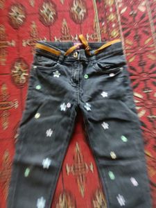 Girls&#39; Embellished Denim Jeans