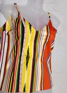 &#39;SHEIN&#39; Multicolor Striped Sleeveless Camisole Top