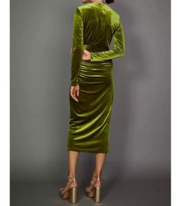 Velvet Midi Dress