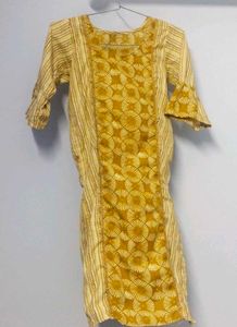 Vintage Mustard Yellow Dress