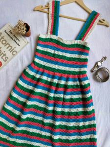 Striped Knit Dress