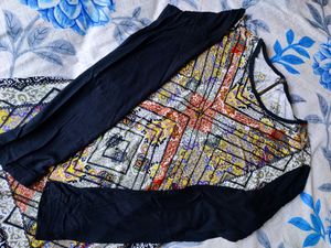 Egyptian Print Mini Dress