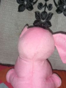 A15 Pink Sitting Elephant Birthday Gift
