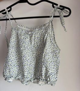 Cute Floral Crop Tunic