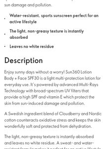 Oriflame SUN ZONE Lotion Body+Face SPF 30 HIGH