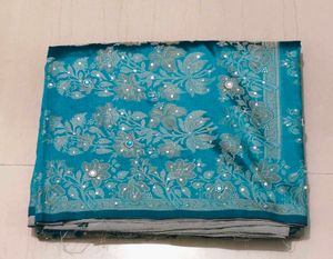 Elegant Blue Saree