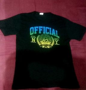 Black Graphic Print T-Shirt