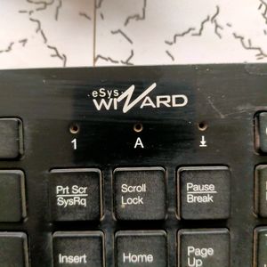 Black Computer/Laptop Keyboard Of eSys Wizard