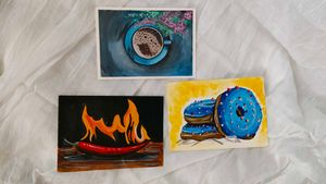 Original Acrylic painting set