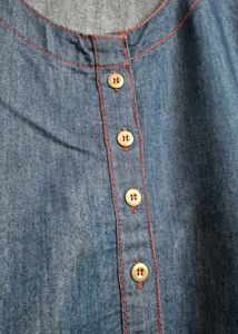 Denim Kurta
