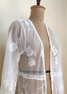 Net Embroidered Shrug