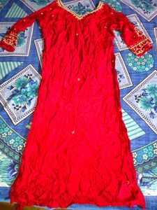 Elegant Red Kurta