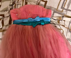 Charming Pink Tulle Party Dress