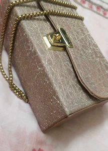 Sparkling Silver Clutch