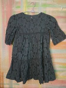 Cute Girls Eyelet Floral Dress