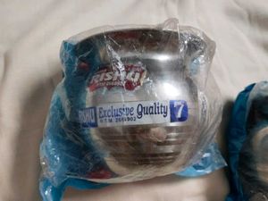 2 New Stainless Steel Lota/Kalash