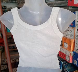 Grey Crop Top