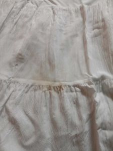 Long White Pinteresty Skirt