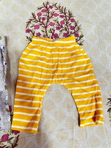 0-3 Months  Combo Of Baby Pants And A Bootie