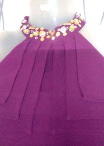 Elegant Purple Dress